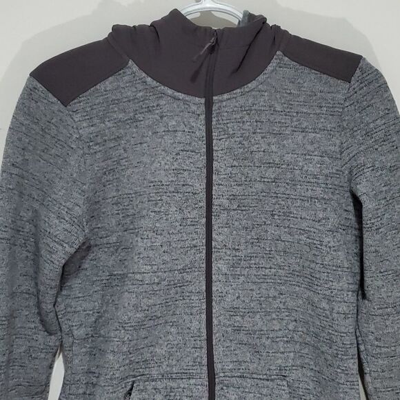 Under Armour small grey fitted coldgear hoodie - Picture 2 of 7